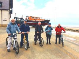 The half way stage at the Rhyl Lifeboat station